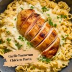 Garlic Parmesan Chicken Pasta Bake