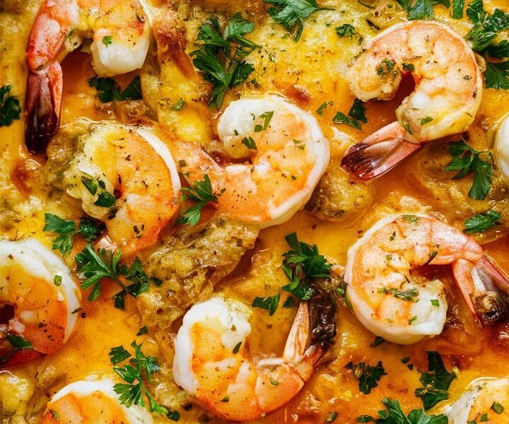 Garlic Shrimp Gratin Recipe