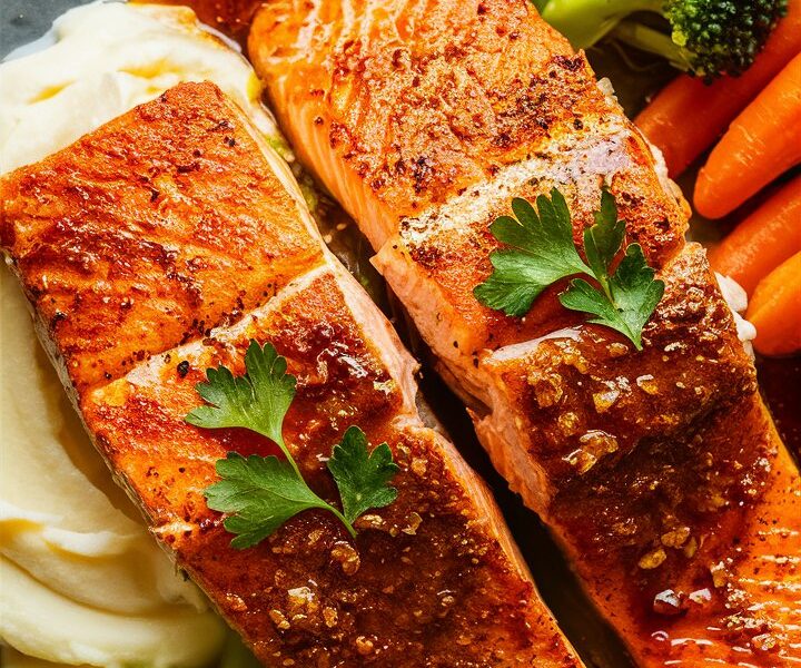 Cajun Honey Butter Salmon