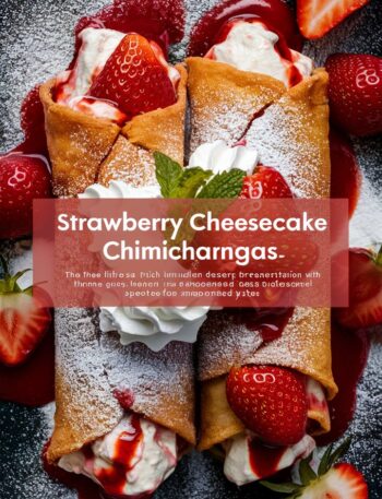 Strawberry Cheesecake Chimichangas