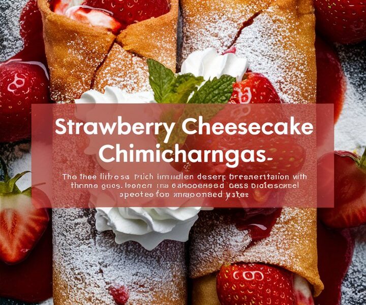Strawberry Cheesecake Chimichangas