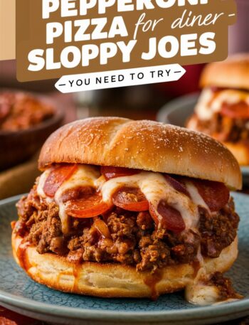 Pepperoni Pizza Sloppy Joes Recipe
