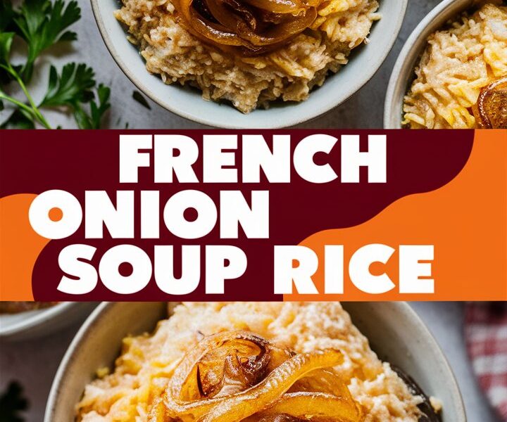 French Onion Soup Rice