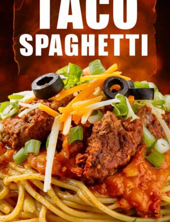 Crockpot Taco Spaghetti Recipe