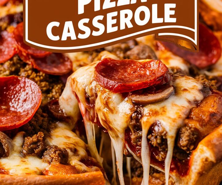 Ultimate Meat Feast Pizza Casserole