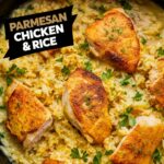 One-Pan Creamy Parmesan Chicken & Rice