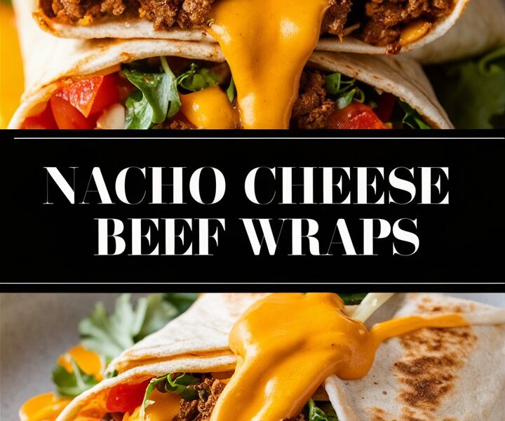 Nacho Cheese Beef Wrap Recipe