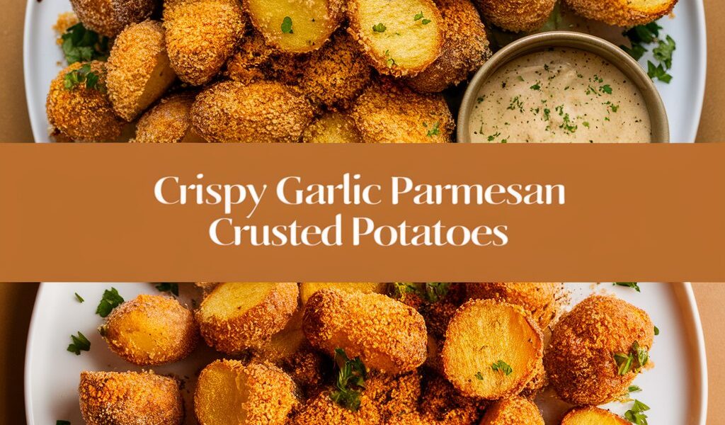 Mini Baked Parmesan Potato Rounds