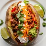 Taco Stuffed Baked Potatoes Recipe