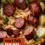Classic Polish Sausage with Sauerkraut and Potatoes