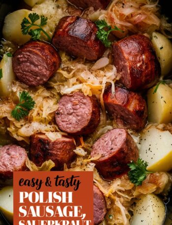 Classic Polish Sausage with Sauerkraut and Potatoes