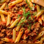 Cheesy Ground Beef Pasta