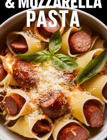 Smoked Sausage & Mozzarella Pasta Recipe