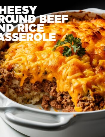 Cheesy Ground Beef and Rice Casserole Recipe