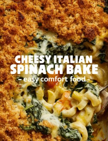 Cheesy Italian Spinach Bake Recipe