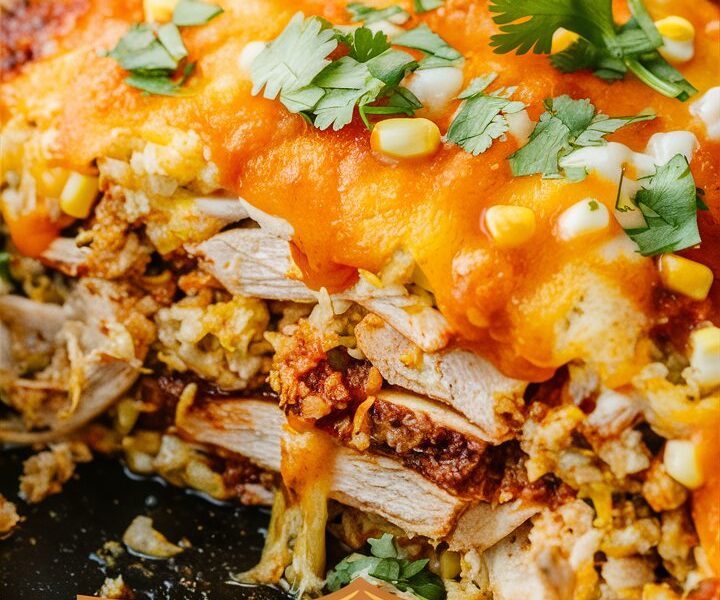 Chicken Enchilada Rice Casserole Recipe