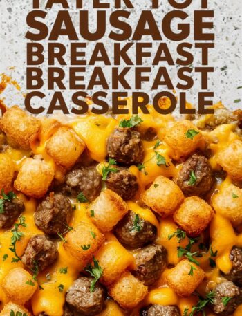 Tater Tot Sausage Breakfast Casserole