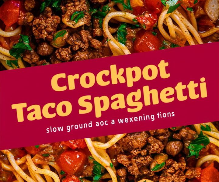 Slow Cooker Taco Spaghetti