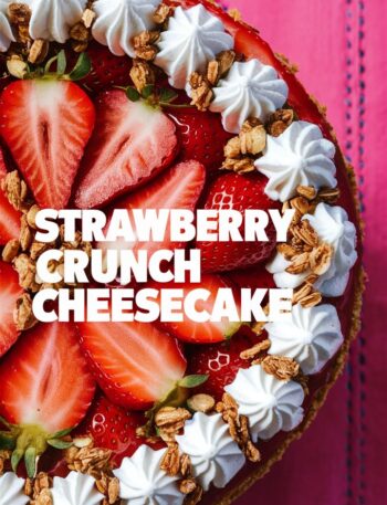 No-Bake Strawberry Crunch Cheesecake Recipe