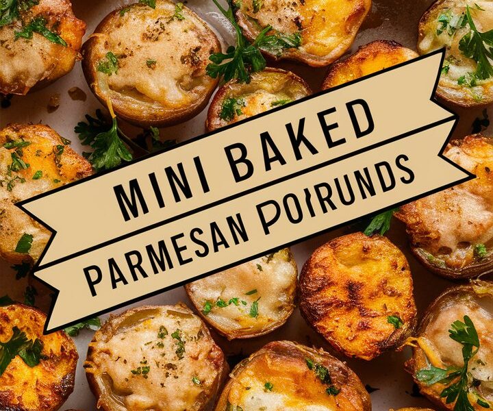 Mini Baked Parmesan Potato Rounds Recipe