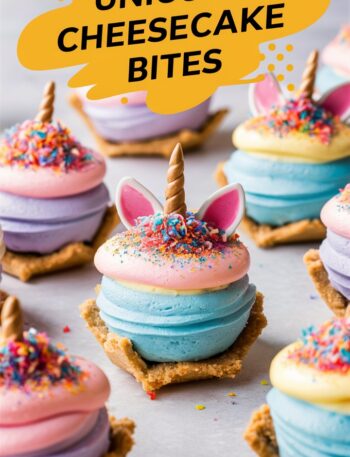 Unicorn Cheesecake Bites Recipe