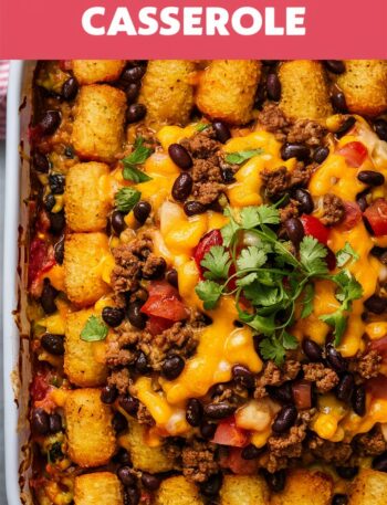 Easy Mexican Tater Tot Casserole Recipe