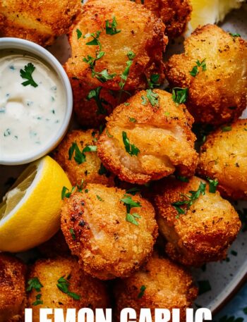 Lemon Garlic Chicken Bites Recipe