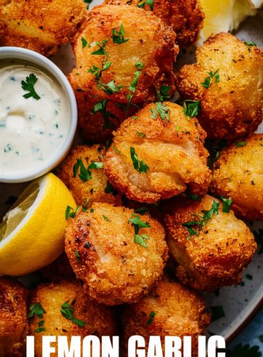 Lemon Garlic Chicken Bites Recipe