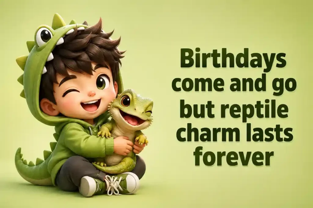 Lizard Puns For Birthdays