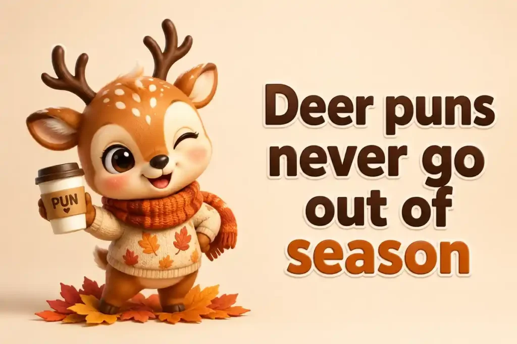 Deer Puns That End On A High Note