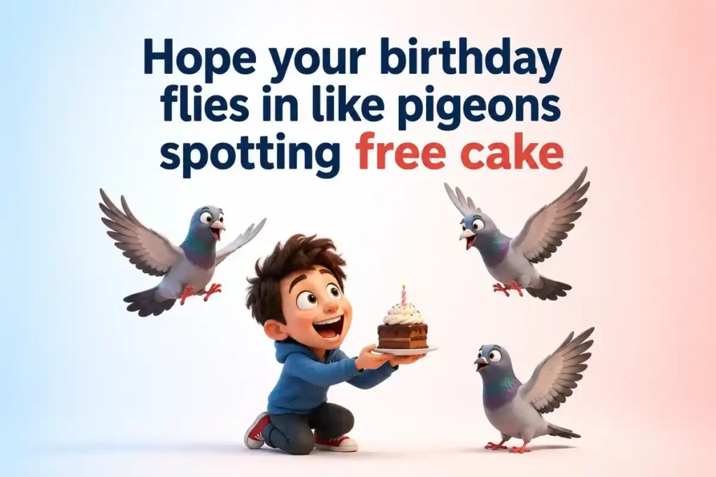 Pigeon Puns for Birthday Cards