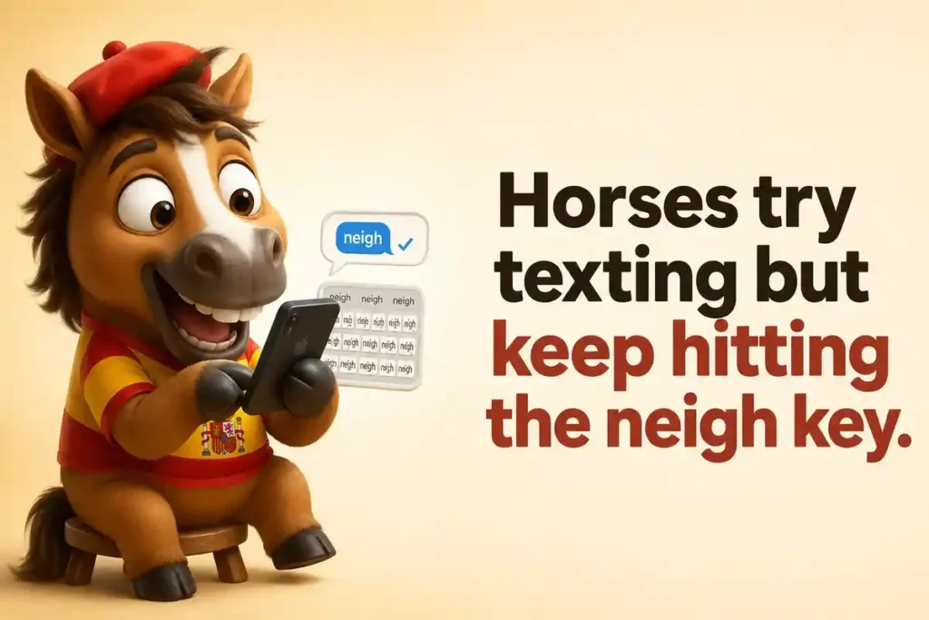 Equine Jokes For Text Messages