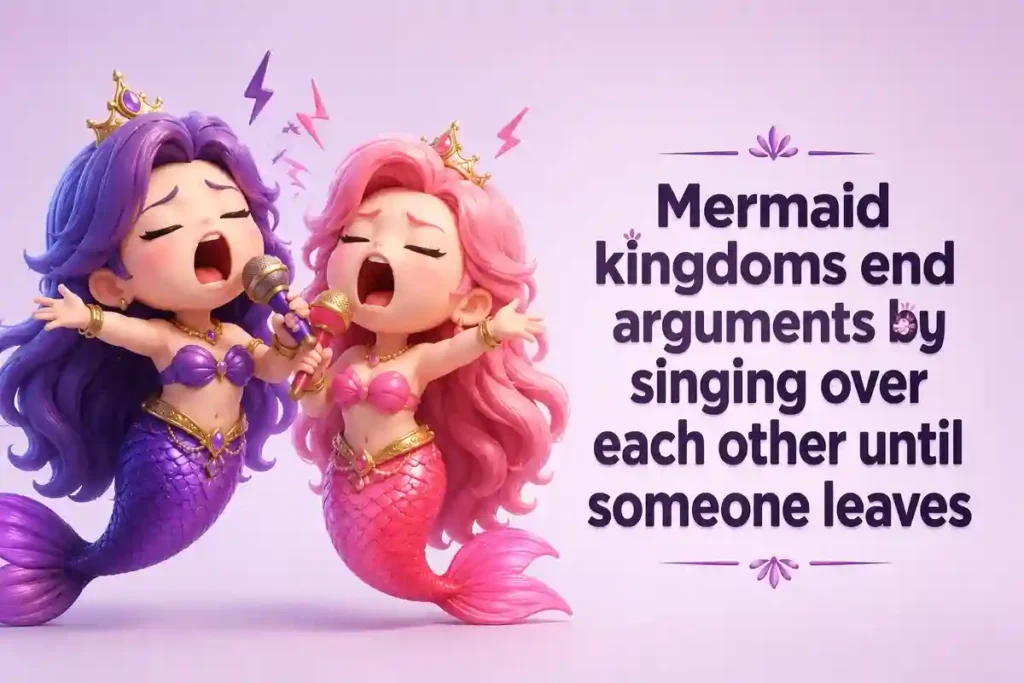 Mermaid Jokes Ocean Fantasy Finale