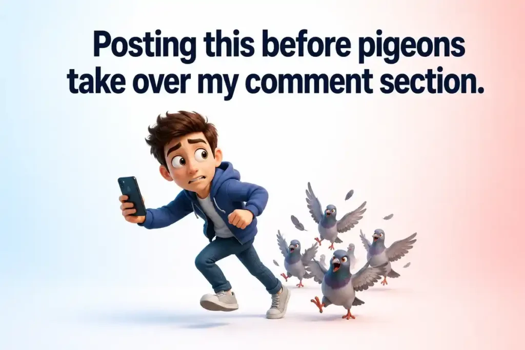 Pigeon Puns for Social Media Posts