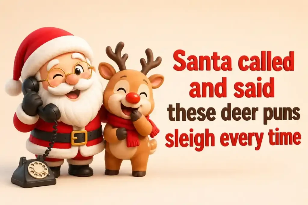 Deer Puns For Christmas Cheer
